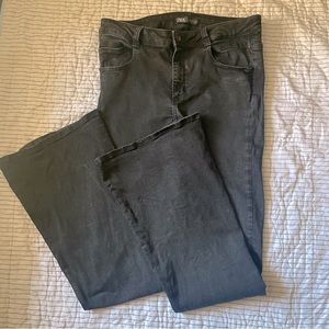 ZARA Black Flare Jeans Size 12